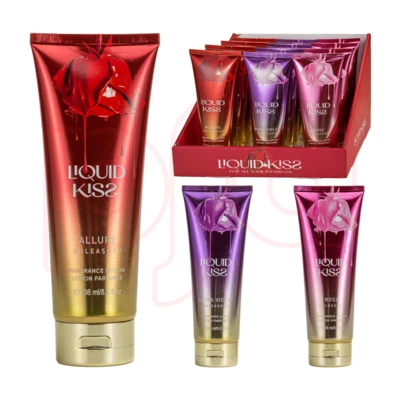 OD88808, LIQUID KISS Women's Body Lotion 8.0oz Display, 191554887008