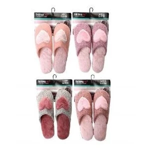16014, Thermaxxx Ladies slipper Hearts, 191554160149