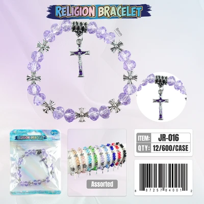 JR-016, Crystal Religion Bracelet, 887257840012