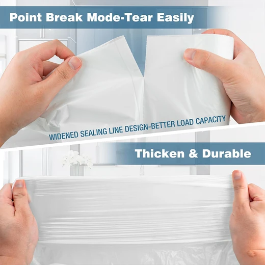30107, XtraTuff Ultra Strong & Flex White Tall Kitchen Trash Bags 13Gal 26CT, 191554301078