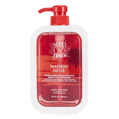 60728, Solo EN Ibiza body wash 16.9oz/500ml Madrid Muse, 191554607286