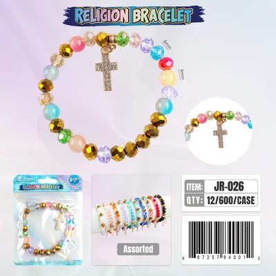 JR-026, Crystal Religion Bracelet, 887257840012