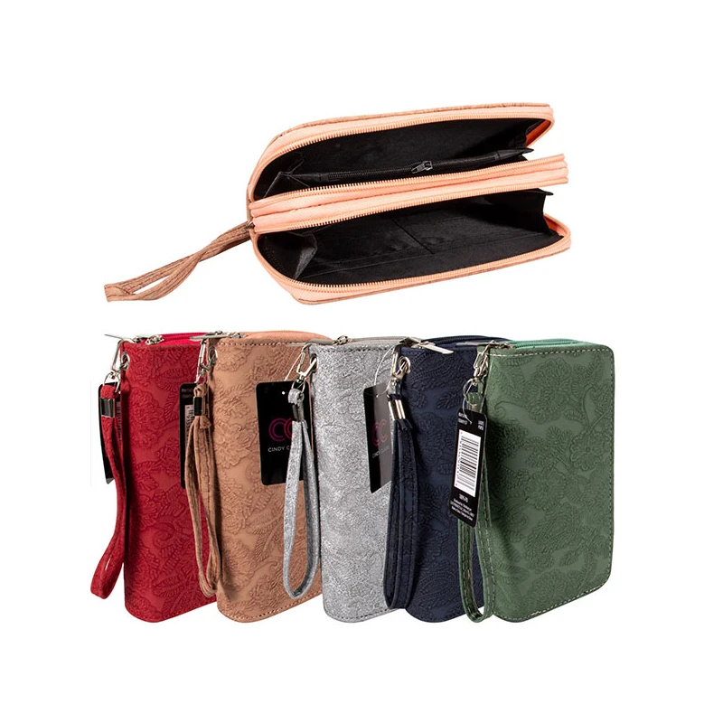CC Wallet Dual Zipper