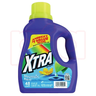 XTRA170MR, Xtra Laundry Detergent 1.70L (57.6oz) Mountain Rain, 094514020050