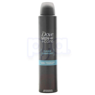 DBS200MCC, Dove Body Spray 200ml Men Clean Comfort, 8720181340550
