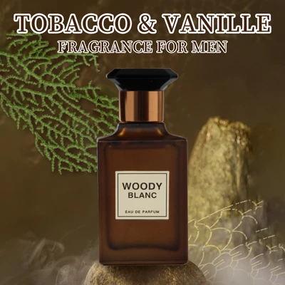 88233, Eau de Parfum 3.4 oz/100 ml Woody Blanc for Men - United Scents, 191554882331