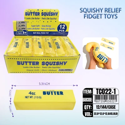 TC022-1, Squishy Flour Butter 4oz 1.5' x 5.1"