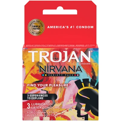 TJ3N, Trojan condoms Nirvana 6x3ct Expired, 022600999218