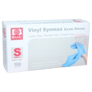 BMPF3001, NBR Nitrile Exam Gloves Size S Blue, 855303008501