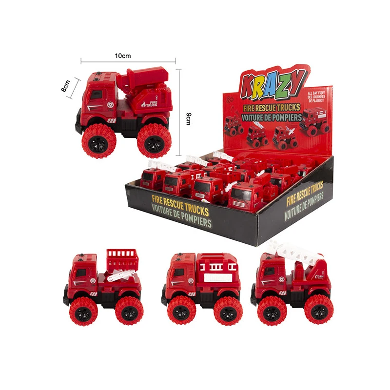 Krazy Toy Truck Display Fire Fighter
