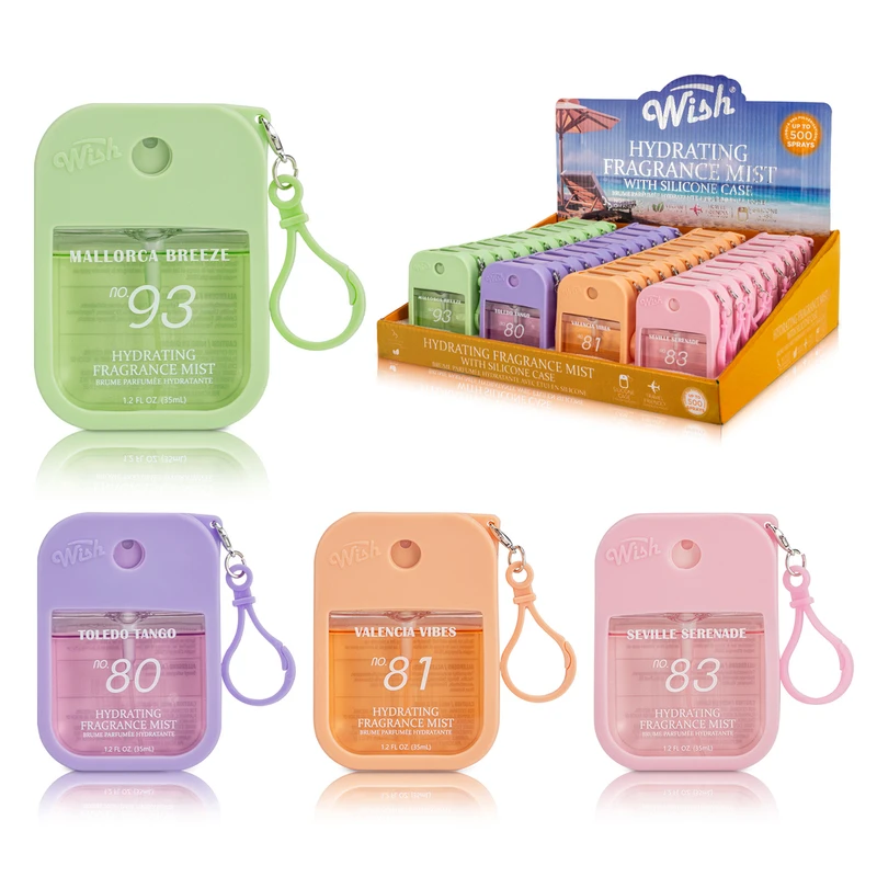 WISH Hydrating Fragrance Mist With Silicone Holder 1.2oz