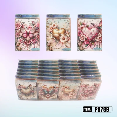 P8789, Portable Flip Mirror Butterfly Assorted 6  24/DP, 887257287893