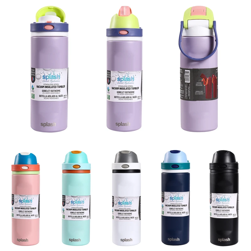 Splash Stainless Steel Bottle 20.3oz/600ml
