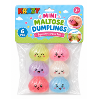 Krazy Squishy Dumpling 6PK set 3.5CM