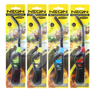 ZY-3884-WPFN, NEON Flex Neck WindProof Utility Long Lighter 1PK, 850048487413