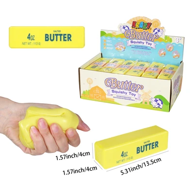 84213, KRAZY SQUISHY BUTTER 13.5cm, 191554842137