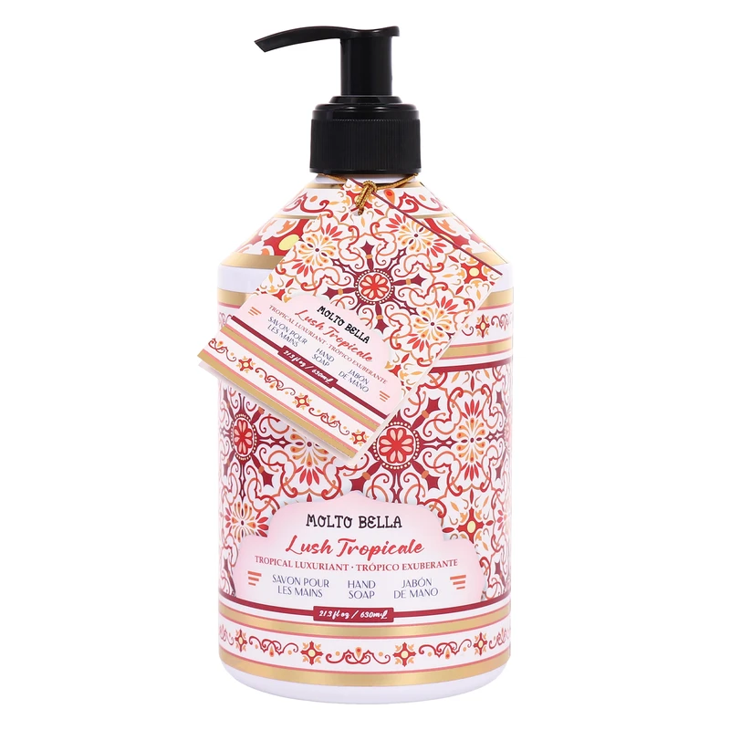 Molto Bella Hand Soap 21.3 FL OZ Lush Tropicale