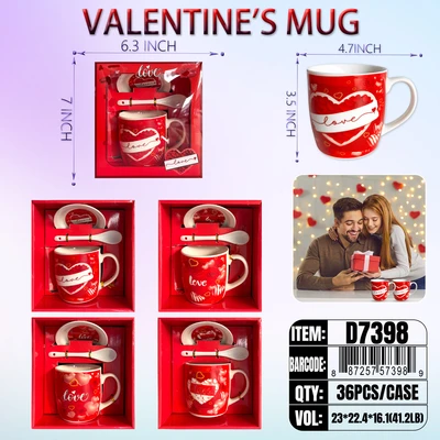 D7398, VALENTINE'S MUG, 887257573989