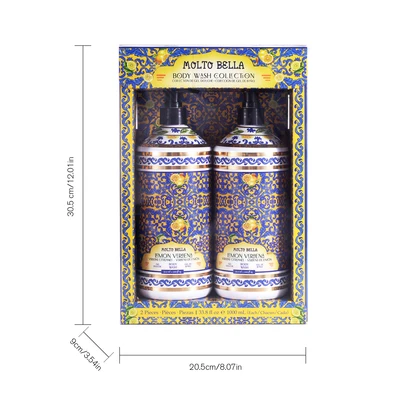 60687, Molto Bella Body Wash 2PK 33.8oz – Lemon Verbena, 191554606876