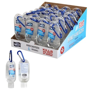 60219B, Wish Hand Sanitizer 1.8oz w/ Clip Display Clear Only, 191554602199