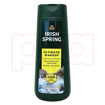 IS20BTT, Irish Spring Body Wash 20oz Ultimate Wake Up Tea Tree, 035000993977