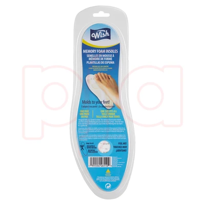 46110, Wish Memory Foam Insoles, 191554461109