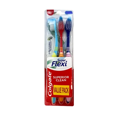 CTB-SF3, Colgate Toothbrush Super Flexi 3PK, 8901314579416