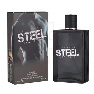 88213, Eau de Parfum 3.4 oz/100 ml Steel for Men - United Scents, 191554882133
