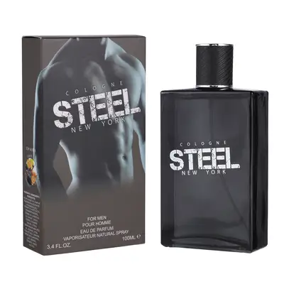 88213, Eau de Parfum 3.4 oz/100 ml Steel for Men - United Scents, 191554882133