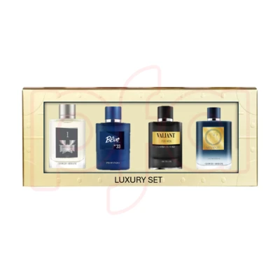 89617, Men's  4pcs INVINCIBLE/BLUE NAVY/VALIANT/VESANTE Luxury Set FOR HIM Coffret  4*25ml/0.85fl.oz EDP, 191554896178