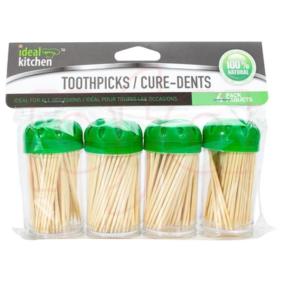 39004, Ideal Kitchen Toothpick 800CT 4PK, 191554390041