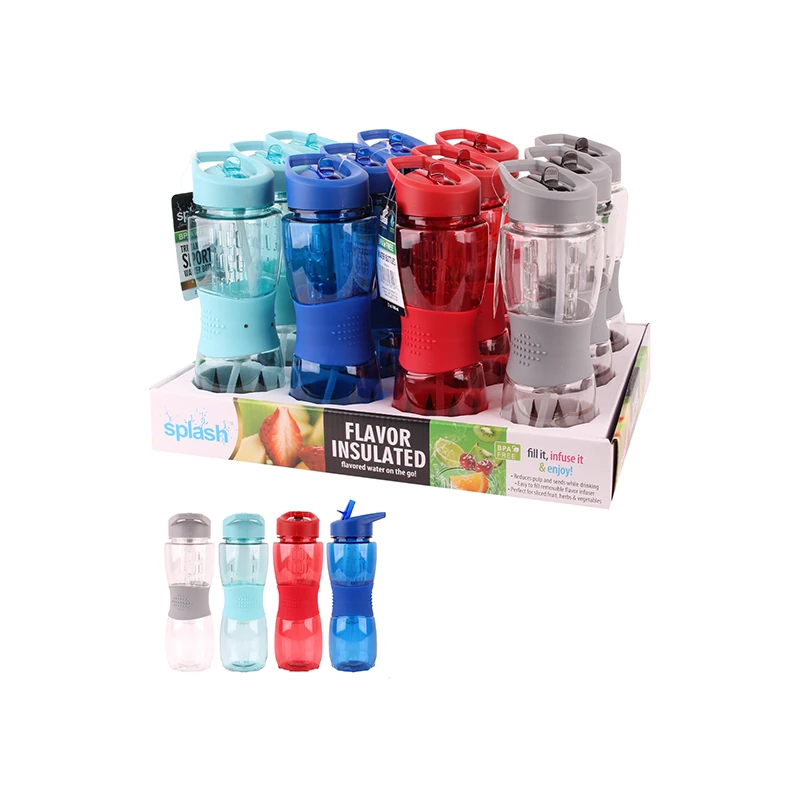 Splash Plastic Infuser Bottle 21oz Grip in Display