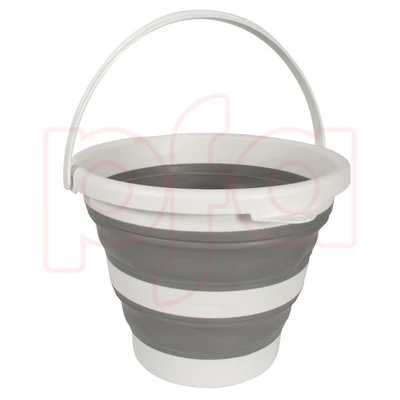 38217, Ideal Home Foldable Bucket 12.4x12.4x9 inch, 191554382176