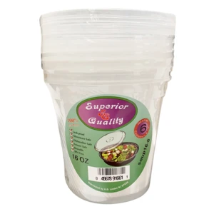 RP1009, Microwave Soup Container 16oz 6CT, 4567891661