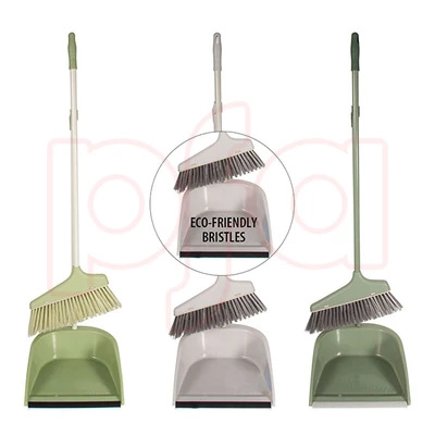 47131, Fresh Start Plastic Broom & Dustpan, 191554471313