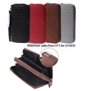 91024, CC Wallet Dual Zipper Stitcth, 191554910249