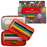 AB1222, Faber Castel 19 pcs Pencil & Case Set, 8991761316597