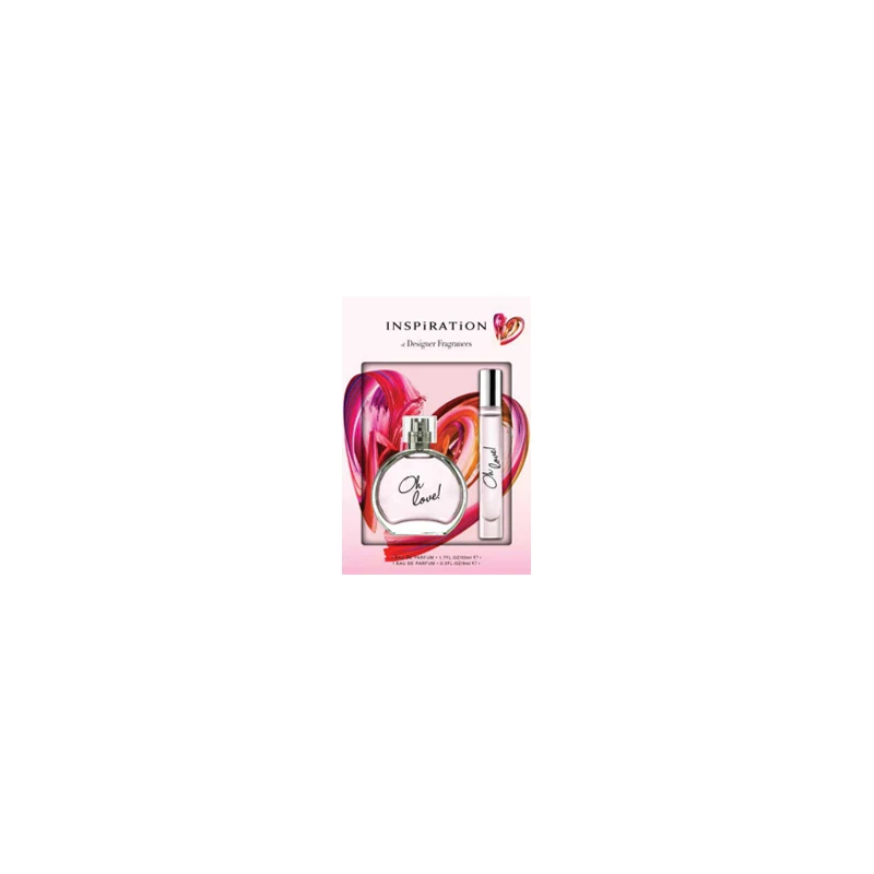 Women's 2 Pcs Eau de Parfum 1.7oz/50ml+0.34oz/10ml EDP Vial Set Oh Love! - United Scents