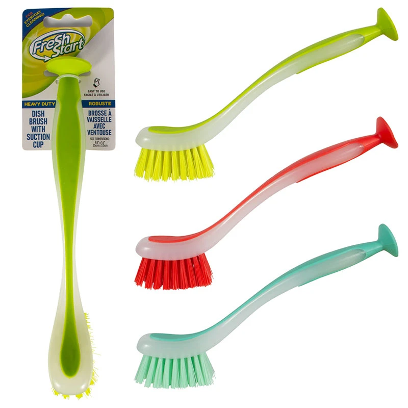 Fresh Start Dish Brush w/ Suction Bottom