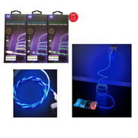 Flowing LED USB Type C Charge & Sync Cable