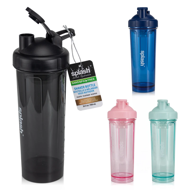 Splash Plastic Shaker Bottle 30.4oz/900ml