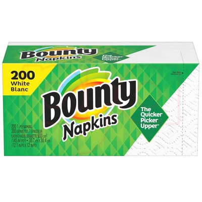 B200N-1, Bounty Napkin 200 Sheet, 037000348856