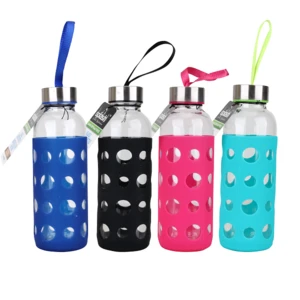 58132, Splash Glass Bottle 14oz Silicone Sleeve, 191554581326