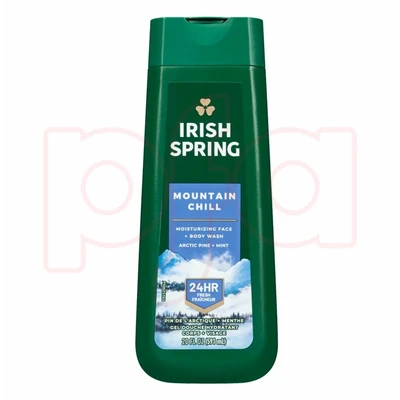 IS20BWMC, Irish Spring Body Wash 20oz Mountain Chill, 035000994745