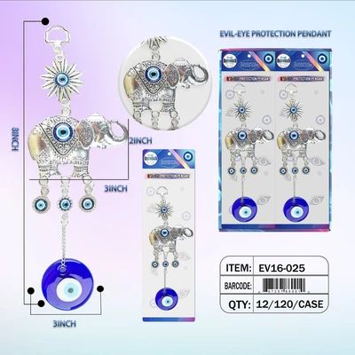 EV16-025, EVIL-EYE PROTECTION PENDANT, 887257860010