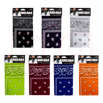 23025, Bandana Assorted Colors, 191554230255