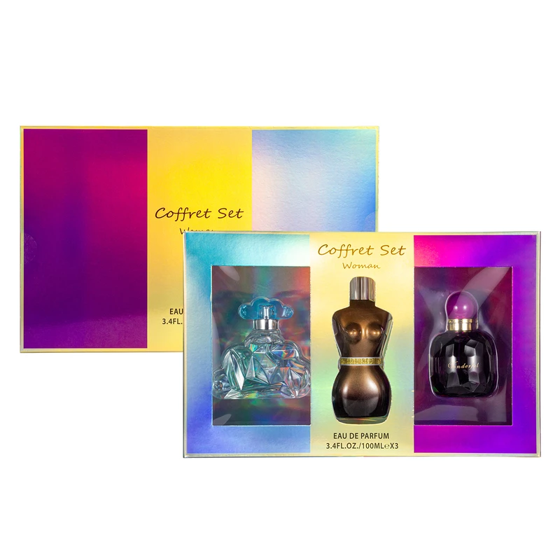 Women's 3pcs EDP Coffert Set SOFT CLOUD 3×3.4fl.oz/100ml EDP
