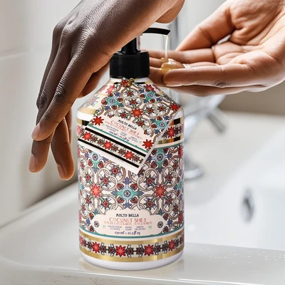 60365, Molto Bella Hand Soap 21.3oz – Coconut Shea, 191554603653