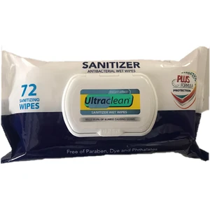UC72WW, ULTRACLEAN Sanitizing Wet Wipes 72CT, 8681242204016
