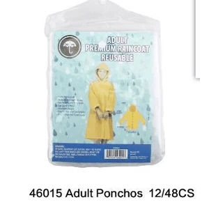 46015, Drops Premium Raincoat Adult, 191554460157